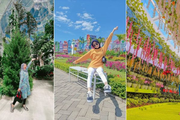 Flora Wisata San Terra, Kebun Bunga di Pujon dengan Bangunan ala Korea dan Belanda yang Instagenik! Flora Wisata San Terra