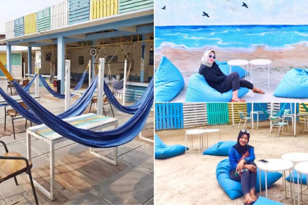 Hover Cafe Tangerang, Sensasi Nongkrong di Pantai Tengah Kota. Gak Usah Nunggu Liburan! Hover Cafe