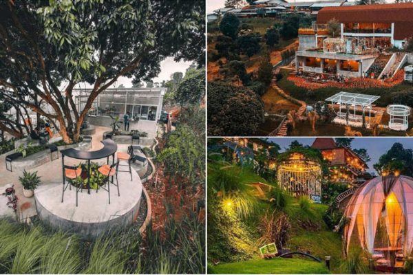Rasakan Sensasi Makan di Dalam Tenda Transparan Lengkap dengan View Pegunungan yang Keren di Tafso Barn Lembang Bandung tafso barn cafe lembang