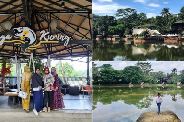 Telaga Kuring Resto, Resto Apung di Atas Danau dengan Pemandangan Alam Yang Memukau dan Menu Makanan Yang Dijamin Kelezatannya telaga kuring