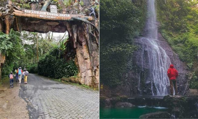 air terjun taman safari